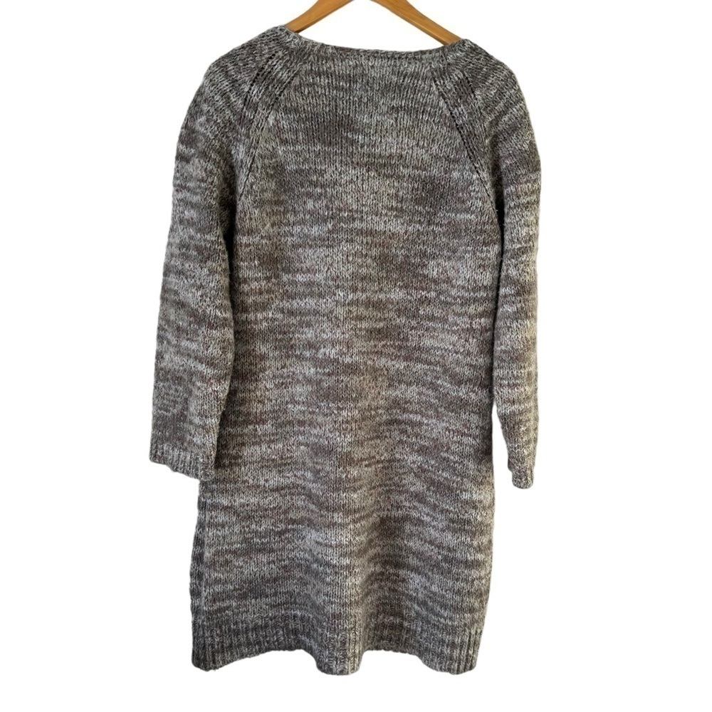 Kooi Knit Wear Mohair Wool Alpaca Two Button Cardigan Beige Women's Large - Picture 7 of 10